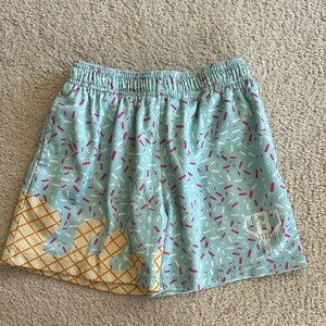 Baseball Lifestyle Ice Cream Shorts - Cotton Candy Youth Medium